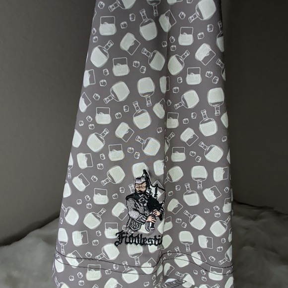 Straight Down Polo Shirt Mens Xlarge Gray Golf Performance Stretch Fiddlesticks - Picture 3 of 8